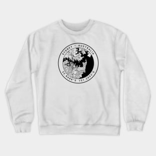 Sydney Map Crewneck Sweatshirt